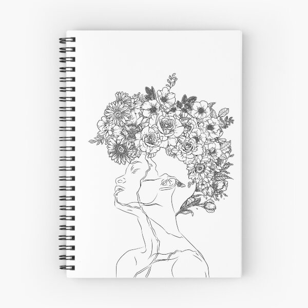 Item preview, Broken Machine Lady with Flowers designed and sold by nbtselftitledcd.