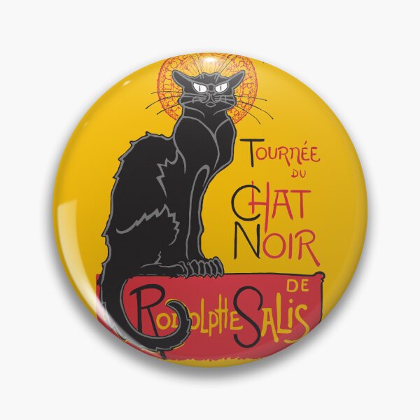 Item preview, Souvenir Le Chat Noir black cat classic France vintage designed and sold by mirrorimages.