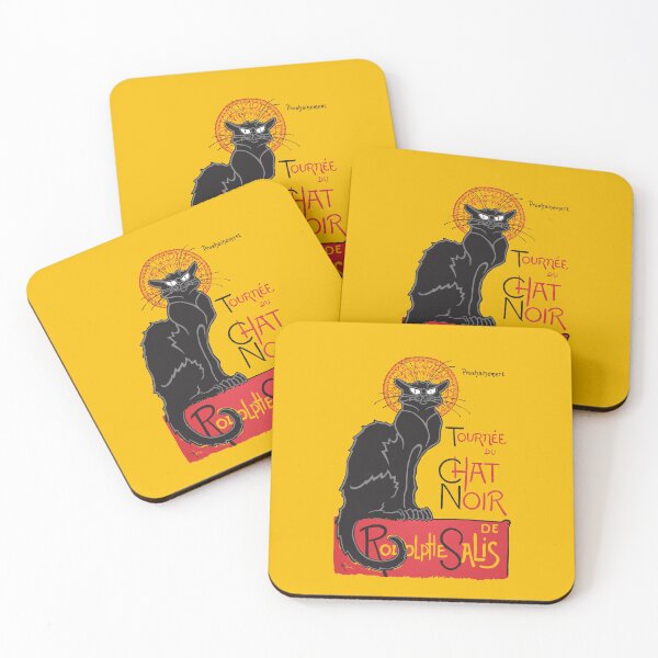 Item preview, Souvenir Le Chat Noir black cat classic France vintage designed and sold by mirrorimages.