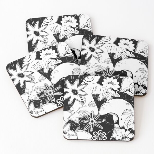 Item preview, Tangled Collage 4 - Collaged Monoprints With Tangling White Background designed and sold by Heatherian.