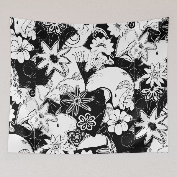 Item preview, Tangled Collage 4 - Collaged Monoprints With Tangling White Background designed and sold by Heatherian.