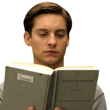 Peter Parker Reading a Book