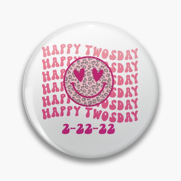 Artikelvorschau, Happy Twosday 2-22-22 Leopard Smiley, Dienstag, 22. Februar 2022 entworfen und verkauft von piipiece.