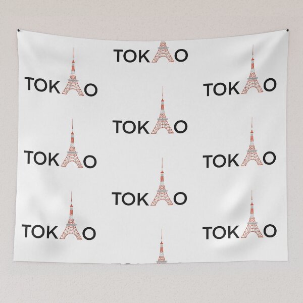 Item preview, Tokyo Tower in Tokyo designed and sold by HanaMariDesigns.