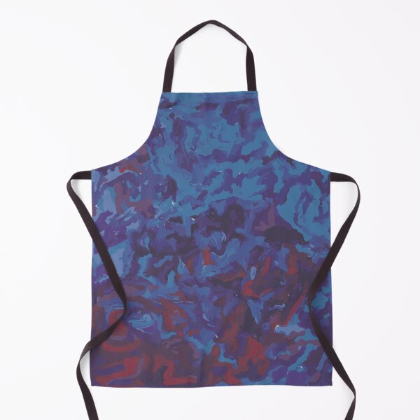 Item preview, Abstract brush strokes. Blue-violet gamma. Spots. designed and sold by Nia-Chi.