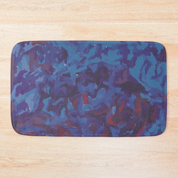 Item preview, Abstract brush strokes. Blue-violet gamma. Spots. designed and sold by Nia-Chi.