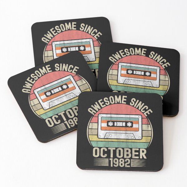 Item preview, 40 Year Old Awesome Since October 1982 Gifts 40th Birthday T-Shirt  designed and sold by KGN  CREATIVITY.