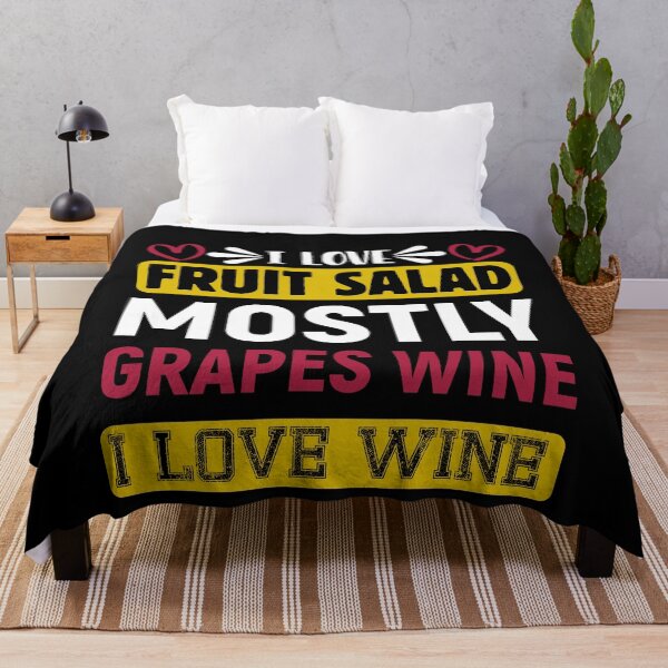 Item preview, I Love Fruit Salad Mostly Grapes Wine I Love Wine designed and sold by Joxxio.