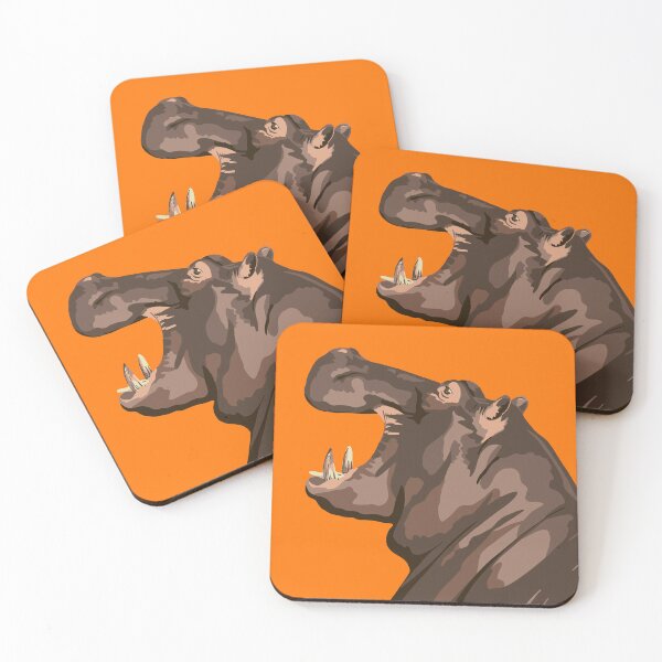 Artikelvorschau, Hippo-Portrait v2 entworfen und verkauft von GeoCreate.