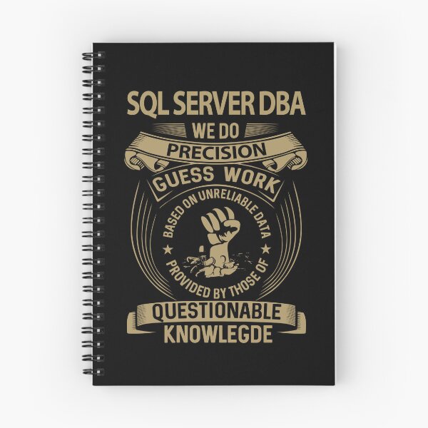 Aperçu de l'œuvre Sql Server Dba T Shirt - We Do Precision Job Gift Item Tee créée et vendue par natalinedk.