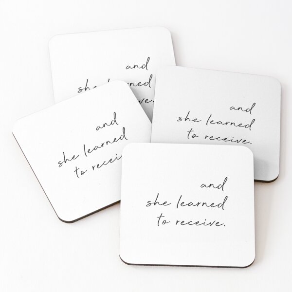 Item preview, And she learned to receive  designed and sold by The Art of the  Pause.