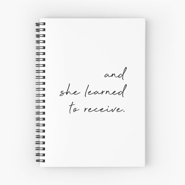 Item preview, And she learned to receive  designed and sold by The Art of the  Pause.