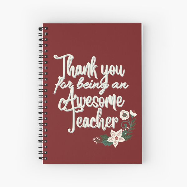 Item preview, Thank you for being an Awesome Teacher with flower illustration designed and sold by bellacemong.