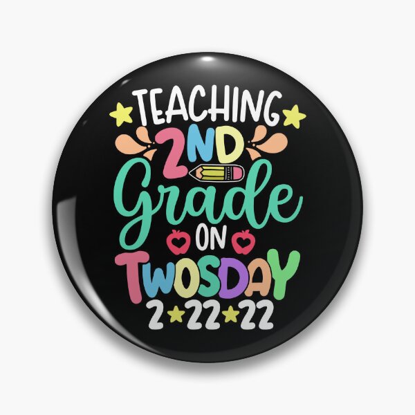 Item preview, Teaching 2nd Grade On Twosday 2-22-22 - Funny Teachers & Students 2sday - Tuesday 22 February 2022 designed and sold by ohmier.