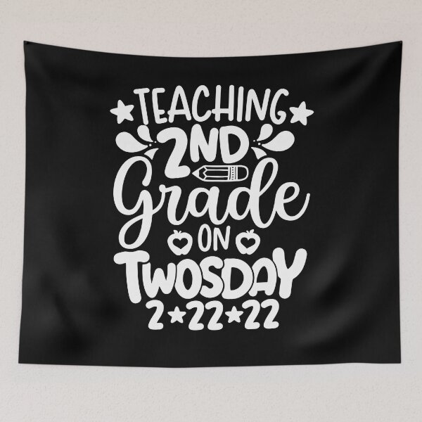 Item preview, Teaching 2nd Grade On Twosday 2-22-22 - Funny Teachers & Students 2sday - Tuesday 22 February 2022 designed and sold by ohmier.