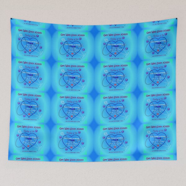 Item preview, Get Well Soon Kiddo Throw Blanket designed and sold by seamless95.