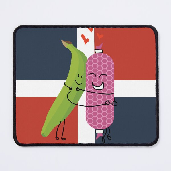 Item preview, Dominican flag platano con salami design designed and sold by Rossy Garcia.