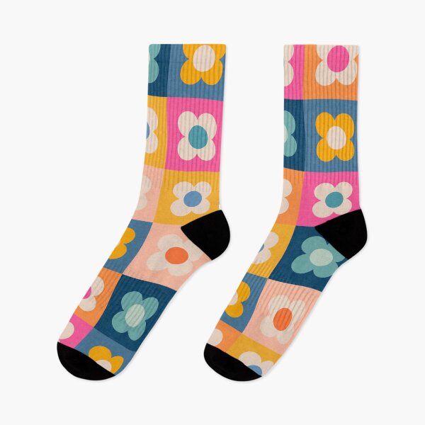 Item preview, Floral checkerboard designed and sold by Gale Switzer.