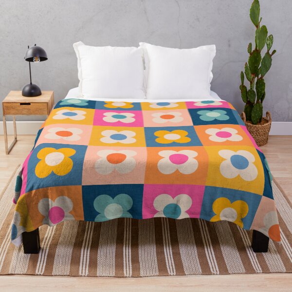 Item preview, Floral checkerboard designed and sold by Gale Switzer.