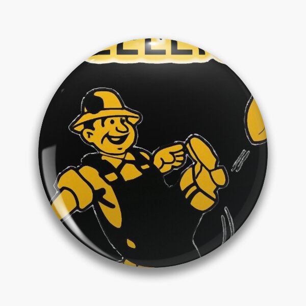 Item preview, Steelers Vintage Pittsburgh Steelers - fantastic image of walking iron steel girder kicking  footbal designed and sold by Gilbifford.
