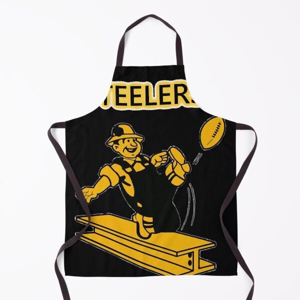 Item preview, Steelers Vintage Pittsburgh Steelers - fantastic image of walking iron steel girder kicking footbal designed and sold by Gilbifford.