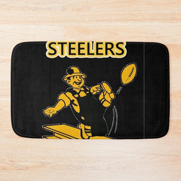 Item preview, Steelers Vintage Pittsburgh Steelers - fantastic image of walking iron steel girder kicking  footbal designed and sold by Gilbifford.