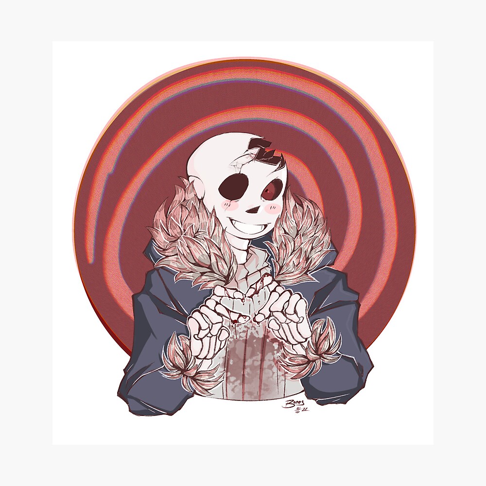 Horror sans  Art Board Print for Sale by ElinaSanglert