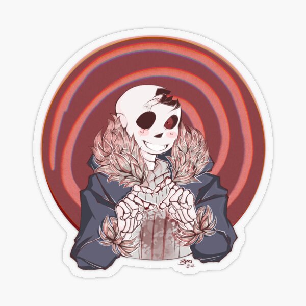 Horror sans  Sticker for Sale by ElinaSanglert