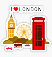I Love London Sticker