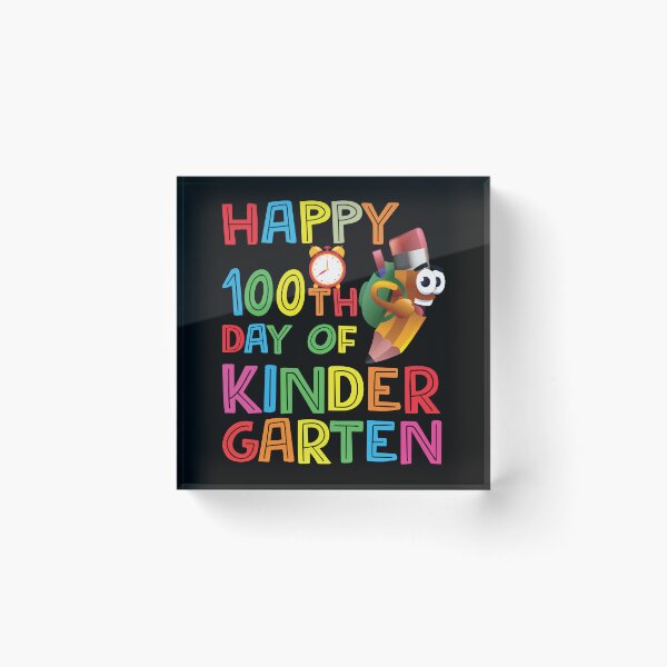 Item preview, Happy 100th Day of Kindergarten designed and sold by tjred01.