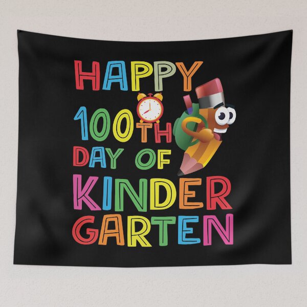 Item preview, Happy 100th Day of Kindergarten designed and sold by tjred01.