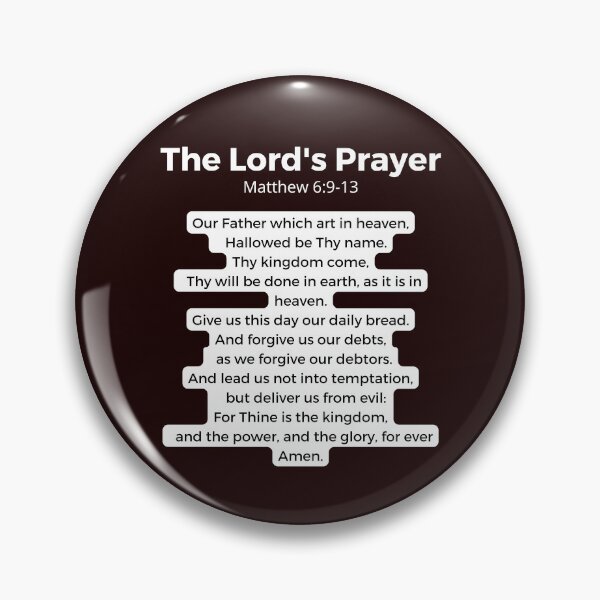 Item preview,  Pray The Lords Prayer Daily designed and sold by RealBadDesignz.