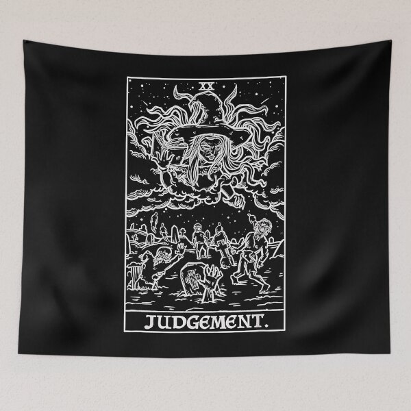 Item preview, Judgement Tarot Card Halloween Witch Necromancy Zombie Goth designed and sold by Pllionunmt.