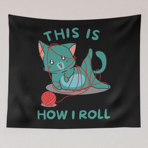 Item preview, This Is How I Roll Active-Funny Cat-cat lovers-cat lovers psychology designed and sold by SighFly52.