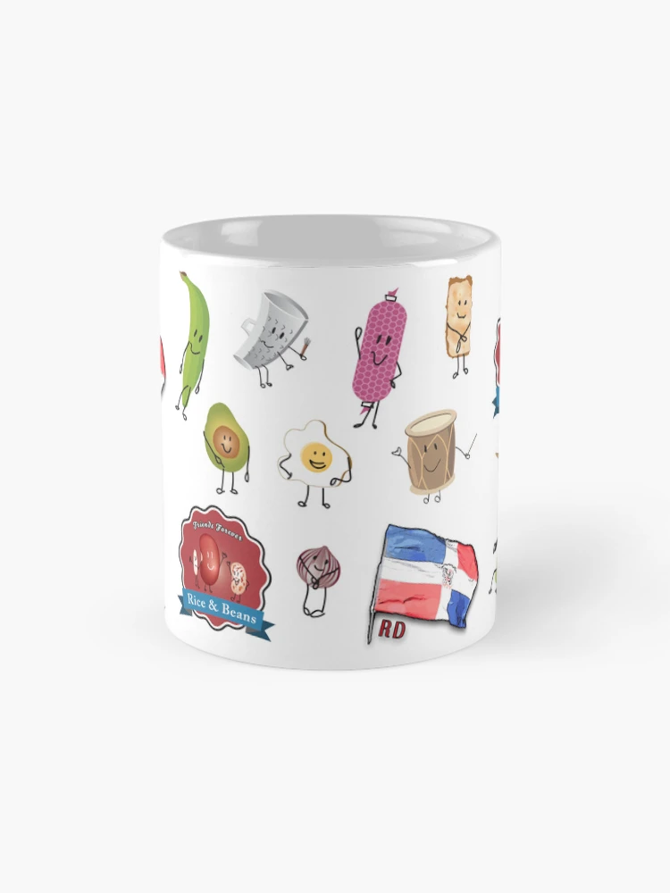 Thumbnail 4 of 6, Coffee Mug, Mini Sticker Pack : ) designed and sold by Rossy Garcia.