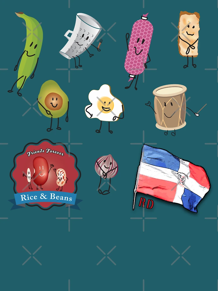 Thumbnail 4 of 4, Relaxed T-Shirt, Mini Sticker Pack : ) designed and sold by Rossy Garcia.