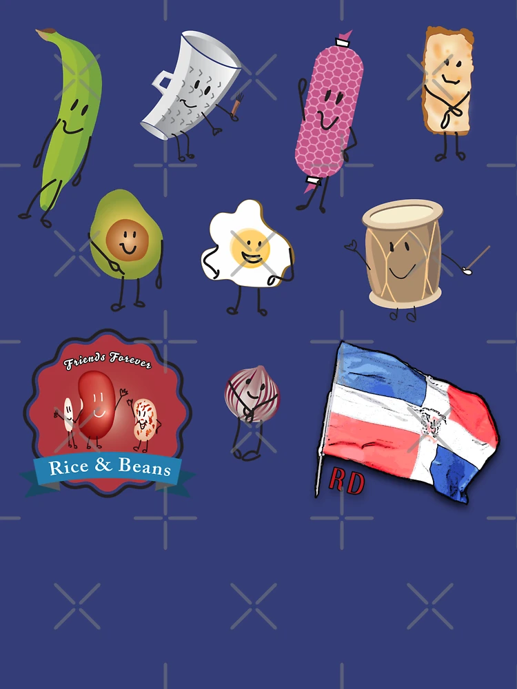 Thumbnail 4 of 4, V-Neck T-Shirt, Mini Sticker Pack : ) designed and sold by Rossy Garcia.