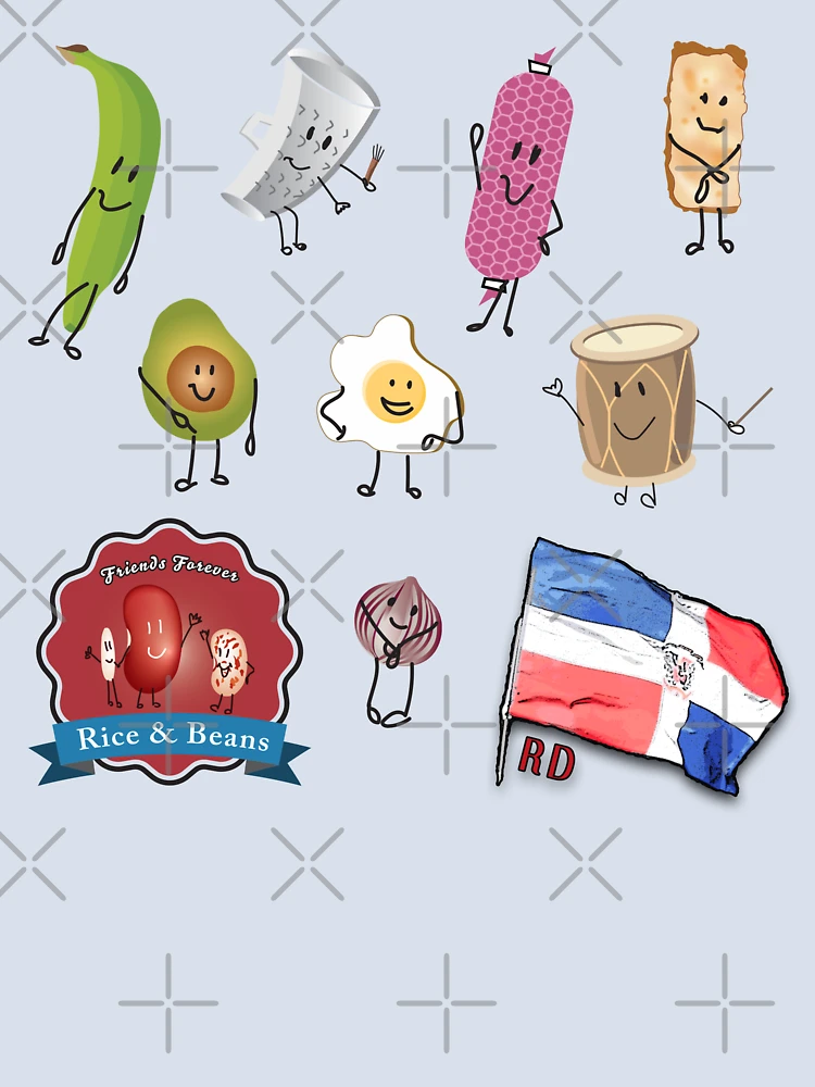 Thumbnail 4 of 4, Boxy T-Shirt, Mini Sticker Pack : ) designed and sold by Rossy Garcia.