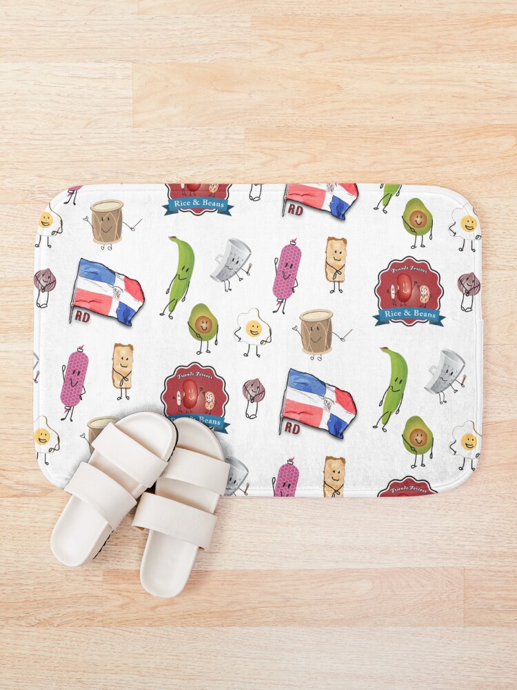 Thumbnail 1 of 6, Bath Mat, Mini Sticker Pack : ) designed and sold by Rosedoggz.