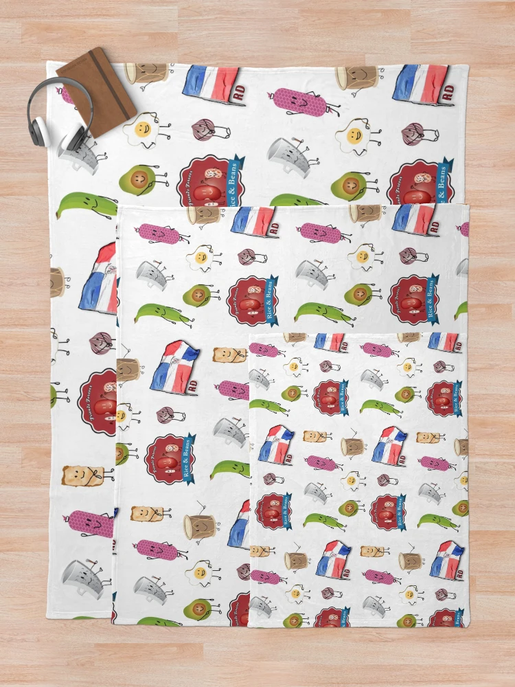 Thumbnail 5 of 6, Throw Blanket, Mini Sticker Pack : ) designed and sold by Rossy Garcia.
