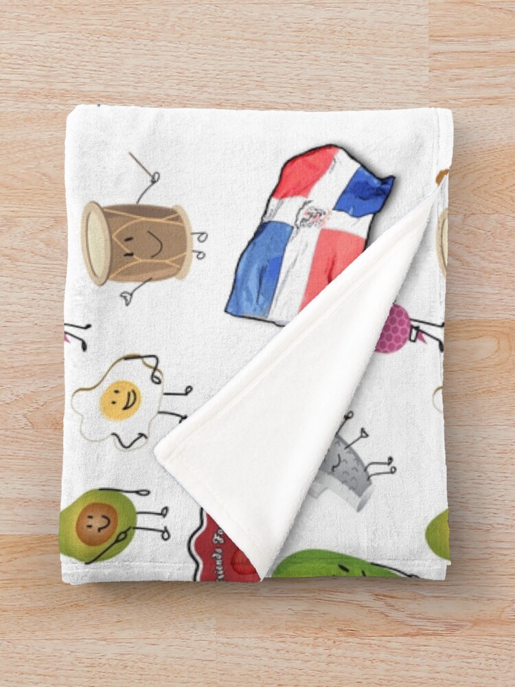 Thumbnail 3 of 6, Throw Blanket, Mini Sticker Pack : ) designed and sold by Rosedoggz.
