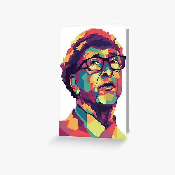 Wallpaper Bill Gates Greeting Card