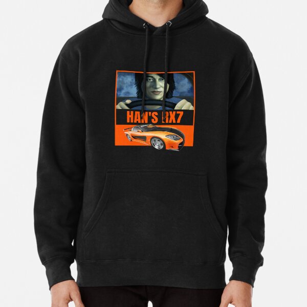TUNA NO Crust Furious Car Movie Walker - Fleece Pullover Hoodie  (Large,Black) 