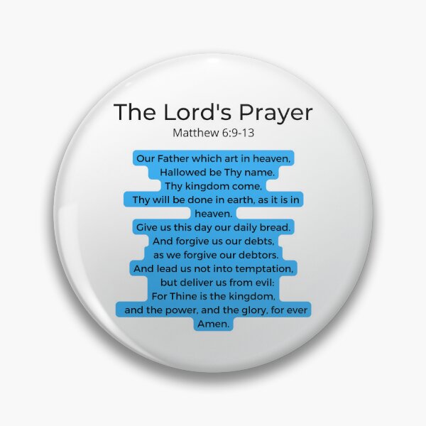 Item preview, The Lords Prayer Matthew 6:9-13 designed and sold by RealBadDesignz.