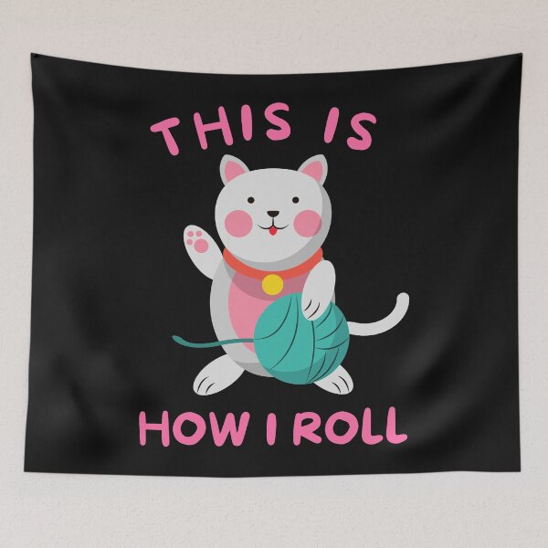 Item preview, This Is How I Roll Active-Funny Cat-cat lovers-cat lovers psychology-Lucky Cat designed and sold by SighFly52.