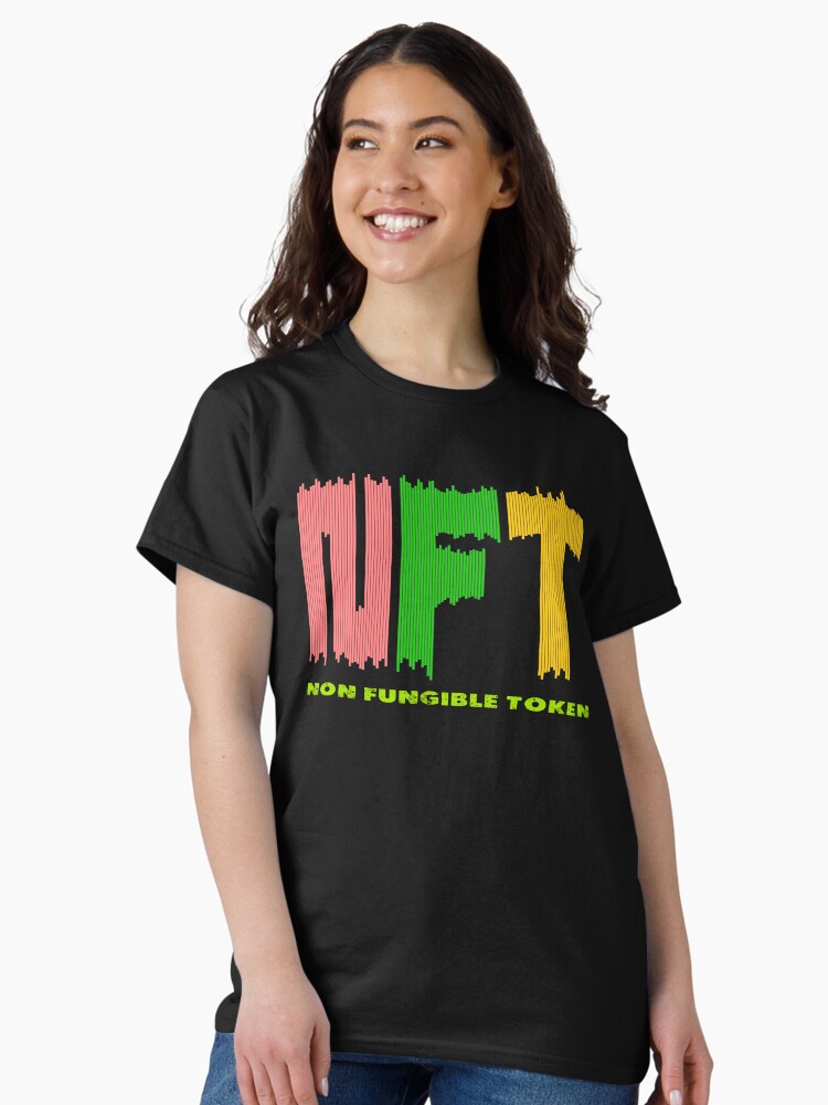 Thumbnail 1 of 7, Classic T-Shirt, NFT - Non Fungible Token designed and sold by VkScript.
