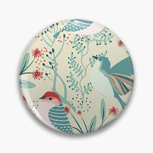 Item preview, Blue Birds Floral designed and sold by SweetPea49.