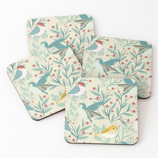 Item preview, Blue Birds Floral designed and sold by SweetPea49.