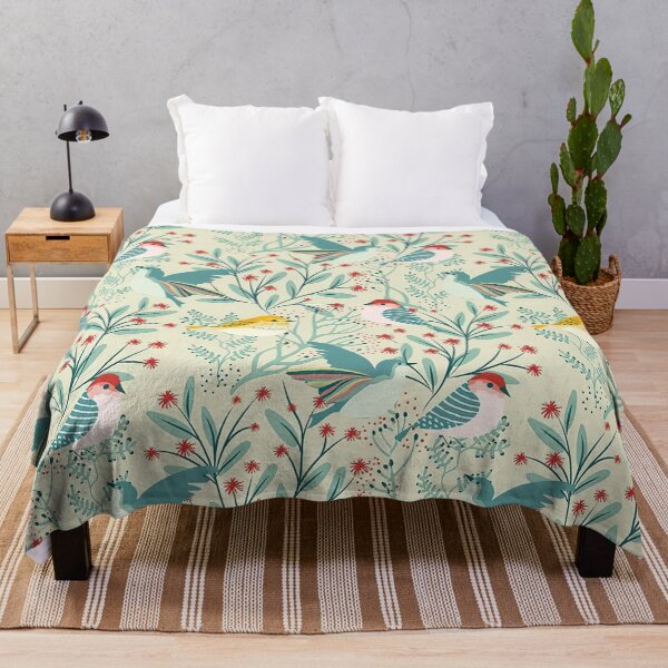 Item preview, Blue Birds Floral designed and sold by SweetPea49.