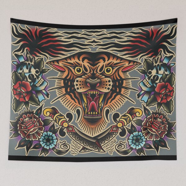 Item preview, Traditional tiger flash sheet designed and sold by Aloha-Life-808.